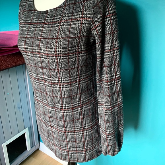 Plaid long top - Picture 4 of 4